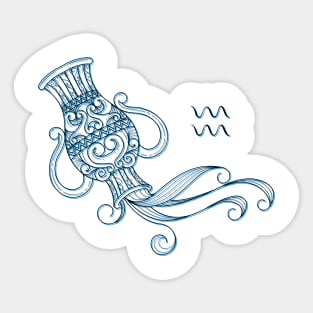 Aquarius Sticker